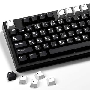 [JIS �z��] XVX �`�F���[�v���t�@�C�� �_�u���V���b�g PBT �L�[�L���b�v�Z�b�g�i153 �L�[ WOB�j- ���{��z��AMX �X�C�b�`�Ή����J�j�J���Q�[�~���O�L�[�{�[�h�����i�u���b�N�j