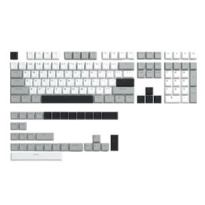 Womier Shine Through �L�[�L���b�v�APBT �L�[�L���b�v 133�L�[ 60 65 75 100 �p�[�Z���g �`�F���[�v���t�@�C�� �J�X�^���L�[�L���b�v�Z�b�g Cherry Gateron MX �X�C�b�`�p ���J�j�J���L�[�{�[�h - �O���[�N