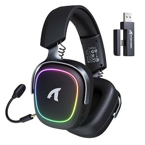 ATTACK SHARK G800�Q�[�~���O�w�b�h�z���A�A���~�t���[���A ���y�ʁARGB�A�v���d�l�A7.1ch �T���E���h�A�����ԃo�b�e���[�AAI