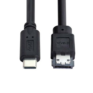 xiwai USB-C Type-C - Power Over eSATA DC5V �A�_�v�^�[ USB3.0 - HDD/SSD/ODD eSATAp�R���o�[�^�[