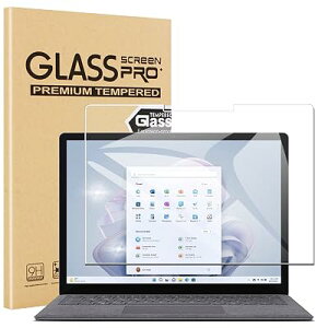 WHskyee Surface Laptop 6 / 5 / 4 / 3 / 2 / 1�i13.5�C���`�j�p�� �K���X�t�B���� �d�x9H ������ �w��h�~ �C�A�h�~ �\�t���ȒP Surface Laptop 5 �Ή� �t�B���� �ی�t�B�������� �K���X �t���t�B���� forSurface