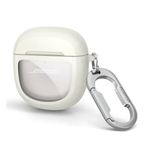 SURITCH �P�[�X �Ή� Bose QuietComfort Earbuds II 2022/QuietComfort Ultra Earbuds 2023/Ultra Earbuds (��2����) 2025,�S�g�h�kTPU�ی�P�[�X �������S�E�B���h�E�t�����J���r�i�L�[�z���_�[�t��, ��