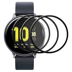 seninhi�i�Z�j���q�j �X�N���[���v���e�N�^�[ [3���p�b�N] Samsung Galaxy Watch Active 2 44mm�p 3D�J�[�u�\�t�g�G�b�W �ی�t�B����-�C�A������Ȃ�/�P�[�X�ɗD����/���h�~/��U�h�~/�w��h�~�B