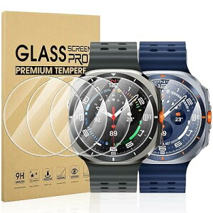 Suoman for Samsung Galaxy Watch Ultra 47mm(2025/2024)�ی�t�B����(4���j�M�����N�V�[�E�H�b�`�E���g�� 47mm�K���X�t�B���� �C��h�~�A�ω����A�h�w���HD���d�x�����׃K���X�t�B����