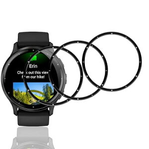 �y3���Z�b�g�z �p GARMIN Venu 3 �t�B���� �p �K�[�~�� Venu 3 �ی�t�B���� TPU�� �p Venu 3 �t���ی�t�B����