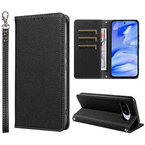 SHANGHAO Google pixel 9a �p �P�[�X �蒠�^ �㎿���U�[ �s�N�Z��9a �P�[�X�ϏՌ� �X�g���b�v�z�[���t��(�u���b�N)