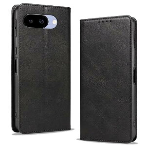 KWATUNG google pixel 9a �p�P�[�X �蒠�^ PU���U�[ �O�[�O���s�N�Z��9a�p�P�[�X �蒠�^ �}�O�l�b�g���y�u���b�N�z