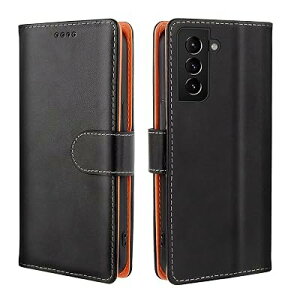 JDDLang Galaxy S21 �P�[�X �蒠�^ S21 �蒠 SC-51B SCG09 �M�����N�V�[s21 �P�[�X �蒠�^�i�u���b�N�j