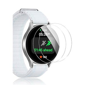 Maxku Galaxy watch7 40mm/Galaxy Watch FE �K���X�t�B���� Galaxy Watch FE 40mm�t�B���� �M�����N�V�[�E�H�b�`7 40mm �ی�t�B���� ���{���Ɏq�f�ލ̗p �����ߗ� ���^ �d�x9H ��U�h�~���� 2.5D ���E���h�G�b�W