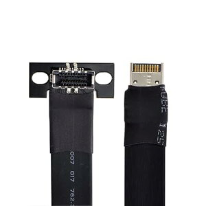 chenyang USB 3.2 Gen 2 USB 3.1 Type-E �t�����g�p�l���\�P�b�g �}�U�[�{�[�h�w�b�_�[�����P�[�u�� 50cm