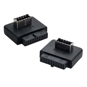 NFHK USB 3.1 �t�����g�p�l���\�P�b�g Key-A Type-E to USB 3.0 20�s�� �w�b�_�[ �I�X�����A�_�v�^�[ �}�U�[�{�[�h�p 2��