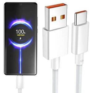 USB Type-C �P�[�u�� 2M 120W xiaomi�p�}���[�d�P�[�u�� 6A ��15��80%�[�d For xiaomi 12 11t pro/Redmi Note 11pro/POCO F4 GT/�n�C�p�[�`���[�W/Turbo Charge �f�[�^�]�� Redmi Note 10/Black Shark 5/5 Pro/mi Pad 5/Mi 12/Mi 11 Lite 5G/