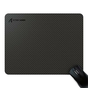 ATTACK SHARK CM04 �Q�[�~���O�}�E�X�p�b�h �J�[�{���t�@�C�o�[�f�� 100%�Y�f�@�� 360×280mm �h���Ɗ��ɋ��� ����~��