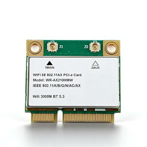 AX210HMW ���C�����X �J�[�h, �g���v�� �o���h �~�j PCIE WiFi �J�[�h PCI Express �l�b�g���[�N �A�_�v�^�[ 10 64bit ��p, ���b�v�g�b�v�p WiFi
