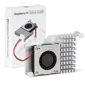 Raspberry Pi 5 �A�N�e�B�u�N�[���[ �A���~�j�E���q�[�g�V���N Official Active Cooler ���x����u�����[�t�@�� ��p PWM �t�@�� Pi 5 4GB/8GB ���W�G�[�^�[�p �T�[�}���e�[�v�t��