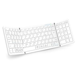 �y�ŐV�^�zOmikamo �L�[�{�[�h Bluetooth �܂��� ���C�����X �e���L�[�t�� ���C�����X ipad�L�[�{�[�h ���{��z�� �z���C�g