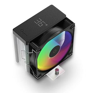 Gamma A40 BK ARGB Digital CPU�N�[���[�A���A���^�C�����x�\���t��