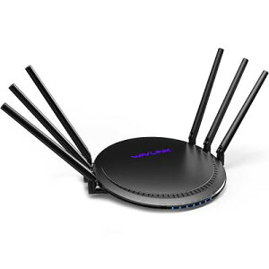 WAVLINK Quantum D6 AC2100WiFi ����LAN���[�^�[ MU-MIMO���C�����X���[�^�[ 6�{�A���e�i�O�t�� �f���A���o���h �M�K�r�b�g2100Mbps11ac1733 +300Mbps �X�}�[�gWiFi�{�b�N�X���C�����X�Ǘ��A�v��-�Ή�