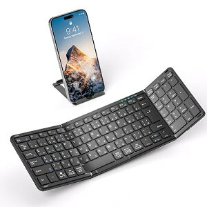 �y�����ŁzOmikamo Bluetooth �L�[�{�[�h �܂��ݎ� ���C�����X �e���L�[�t�� iphone�L�[�{�[�h �u���b�N