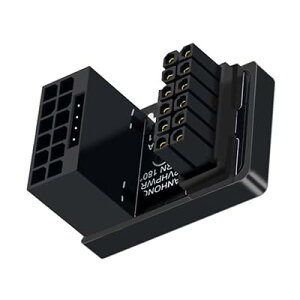 CY�A�_�v�^�[ 12VHPWR ATX3.0 PCI-E 5.0 �p���[���W�����[�A�_�v�^�[ 12+4�s������12+4 16�s�� ������ 360�x U���^ �o�b�N�A���O�� 4080 5090TI 16�s�� 12+4P �O���t�B�b�N�X�J�[�h