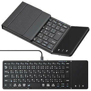 �y�ŐV�^�zOmikamo �L�[�{�[�h ���C�����X �܂��ݎ� ipad�L�[�{�[�h Bluetooth �^�b�`�p�b�h�t�� ���{��z�� �L�����������p