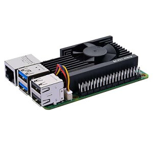 GeeekPi Armor Lite V5 �A���~�j�E�� �q�[�g�V���N�A3510 �t�@���t���ARaspberry Pi 5 �p