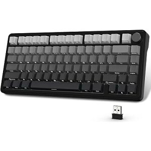 ATTACK SHARK x AJAZZ X85 �Q�[�~���O�L�[�{�[�h ���J�j�J���L�[�{�[�h 5�w�T�C�����T�[�p�b�h�����^���m�u�t�� �i����j