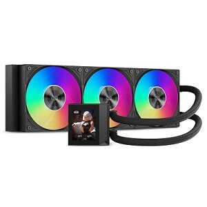 CPS PCCOOLER DC360 Pro ARGB Display �ȈՐ���CPU�N�[���[�A360mm AIO Cooler�ATDP 310W