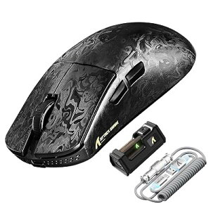ATTACK SHARK R11Ultra ���H �J�[�{���t�@�C�o�[ �Q�[�~���O�}�E�X ���C�����X 49g