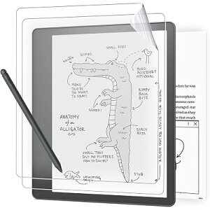 Gosento For Kindle Scribe Colorsoft �B���� 2025�N���� 11�C���` Kindle Scribe 2025 Front Light/without Front Light �S�ʕی� ��K���X �����ߗ� �ϏՌ� �h�w�� ���� �C�A�[���S�ʕی�