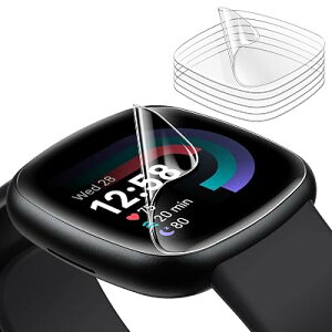 JETech TPU Fitbit Versa 4/Sense 2�p �t���ی�t�B���� 6���Z�b�g