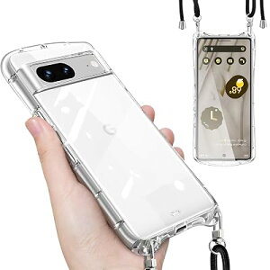 Yidahe Google Pixel 7a �p �P�[�X �V�����_�[ Pixel7a �p �X�g���b�v �؍� �X�}�z�P�[�X�i�N���A�j