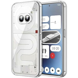 JETech Nothing Phone 2a/2a Plus�p �P�[�X ���΂ݖh�~ (�N���A)