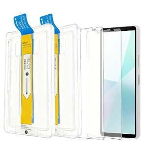 iXinQu Xperia 10 VIII /10 VII �p �K���X�t�B���� 2�� �K�C�h�g�t�� �����z�� 9H�����K���X �ϏՌ�