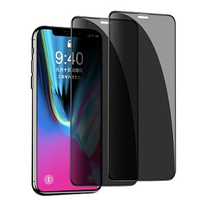 �y�`�����h�~�ziphone XS Max /11Pro Max �p �K���X�t�B���� �̂������h�~ �v���C�o�V�[�ی�t�B���� 2���Z�b�g