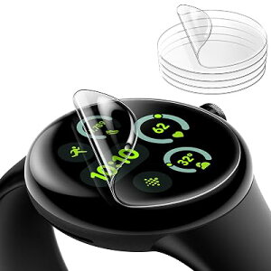JETech TPU Google Pixel Watch 5/4/3/2/1 41mm�p �t���ی�t�B���� 6���Z�b�g