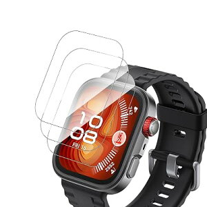 �y3������zFor HUAWEI WATCH FIT 4 Pro �t�B���� �����K���X �����ߗ� ���^�b�`�� Greerass �ی�t�B���� ���Ɏq�f�� ��U�h�~ �Ռ��z�� �������� �w��h�~ �����z�� �C�A���X �\��t���ȒP