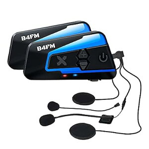 LEXIN B4FM �o�C�N �C���J�� 10riders �ő�10�l�����ʘb FM���W�I Bluetooth�h�� ���y���L �o�C�N�p�ʐM�@��