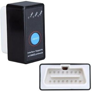 OBD2 ELM327 �f�f �X�C�b�`����\�^�C�v Bluetooth �u���[�g�D�[�X Ver2.1 OBDII Mini �X�L�����c�[�� for Android & PC (V2.1)
