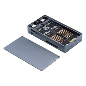 Xiwai 20Gbps �f���A�� NVME �h���C�u�P�[�X M.2 NGFF M-Key to USB-C Type-C Raid0 Raid1 JOBD Big SSD �G���N���[�W���[ �t�@�� Raid0 �n�C�p�[�A�_�v�^�[�t�� 2230/ 2242/ 2260/ 2280mm PCI-E NVME SSD�p