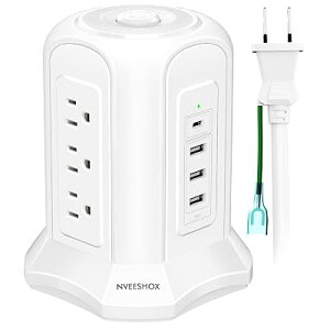 �d���^�b�v�^���[�^ Type-C�t PD�@�\�t�� usb�R���Z���g �����R�[�h 2m ���K�[�h 9��AC�� 4��USB�|�[�g��