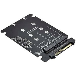 SATA M.2 SSD to SAS & NVMe M.2 NGFF SSD to U.2 SFF-8639 �ϊ� �A�_�v�^�[ 2 in 1 Combo Adapter