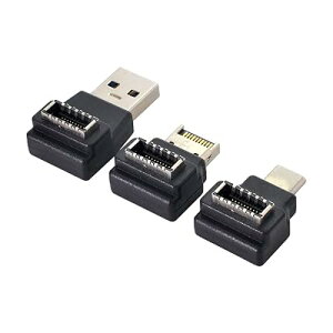 NFHK USB 3.1 �t�����g�p�l���w�b�_�[ ���X Type-E - �I�X Type-A & Type-C USB-C �}�U�[�{�[�h�g���f�[�^�A���O���A�_�v�^�[ 3��