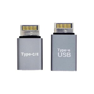 xiwai USB 3.1 �t�����g�p�l���w�b�_�[ �I�X Type-E to Type-A & Type-C USB-C �}�U�[�{�[�h�g���f�[�^�A�_�v�^�[ 2��