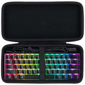 co2CREA �Ή� Razer Huntsman V3 Pro Mini/Huntsman Mini�L�[�{�[�h��p���[�P�[�X �u���b�N�i�P�[�X�̂݁j