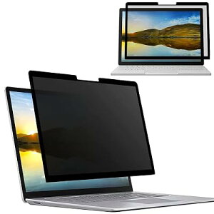 �S���� Surface Laptop Go 2(2022)/Surface Laptop Go(2020)�i12.4�C���`)�p�̔`�����h�~ �ی�t�B���� �v���C�o�V�[�t�B���^�[ �t���ی�t�B���� �u���[���C�g�J�b�g ���˖h�~ �ی�V�[�g ���E��