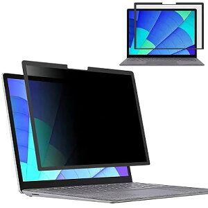 �S���� Surface Laptop5 2022�N/Laptop4/Laptop3�i15�C���`�j�p�̔`�����h�~ �ی�t�B���� �v���C�o�V�[�t�B���^�[ �t���ی�t�B���� �u���[���C�g�J�b�g ���˖h�~ �ی�V�[�g ���E��