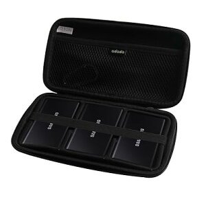 Adada ��p�ی���[�P�[�X�Ή� Samsung T7 /T7 Touch 500GB/1TB/2TB �O�t��SSD���[�P�[�X�Ή�3��̃n�[�h�h���C�u) (�u���b�N)