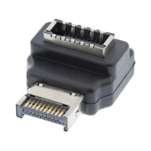 CY �A�_�v�^ 20 �s�� Type-E �I�X - Type-E USB 3.1 �t�����g�p�l���w�b�_�[���X�}�U�[�{�[�h�g���f�[�^�A�_�v�^ 90 �x�p�x