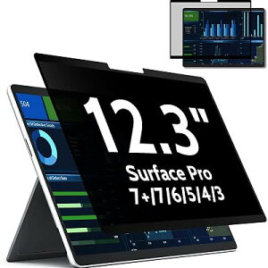 Surface Laptop Pro 7+/7/6/5/4/3 12.3�C���` �p �`�����h�~�t�B���^�[ �z���� �S���^�C�v �̂������h�~�t�B���� �^�b�`�p�l���Ή� �v���C�o�V�[ �u���[���C�g�J�b�g PC �t���ی�t�B���� ���˖h�~ �L